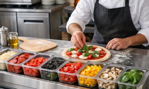 Wie ein moderner Kühltisch die Pizza-Vorbereitung effizienter macht